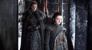 Arya y Sansa Stark Invernalia, Juego de tronos